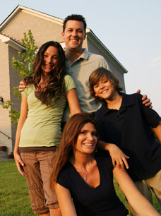 Determining Residence - Image of a happy family